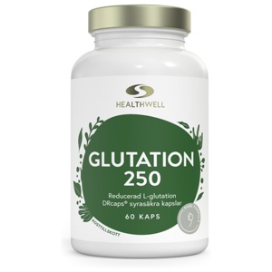 Healthwell Glutathion 250 60 kapsler produktbillede