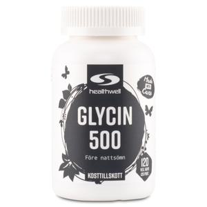 Healthwell Glycin 500 120 kaps produkt bild
