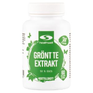 Healthwell Grönt Te Extrakt 60 kaps produkt bild