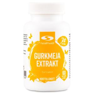 Healthwell Gurkmeja Extrakt 60 kaps produkt bild
