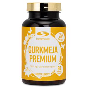 Healthwell Gurkmeja Premium 60 kaps produkt bild