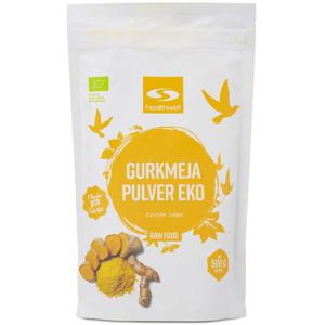 Healthwell Gurkmeja Pulver EKO 500 g produkt bild