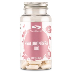 Healthwell Hyaluronihappo 100 90 kapsler produktbillede