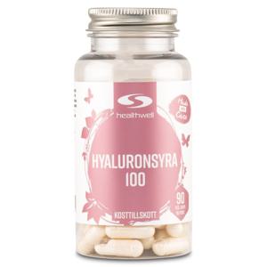 Healthwell Hyaluronsyra 100 90 kaps produkt bild