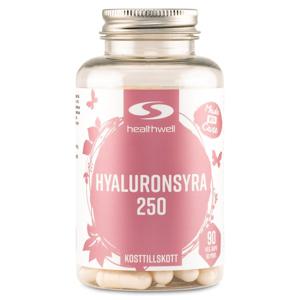 Healthwell Hyaluronsyra 250 90 kaps produkt bild