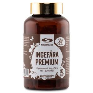 Healthwell Ingefära Premium 90 kaps produkt bild