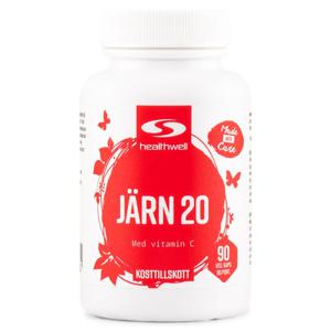 Healthwell Järn 20 90 kaps produkt bild