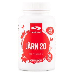 Healthwell Jern 20 90 kapsler produktbillede