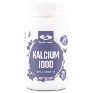 Healthwell Kalcium 1000 90 tabletter produktbillede