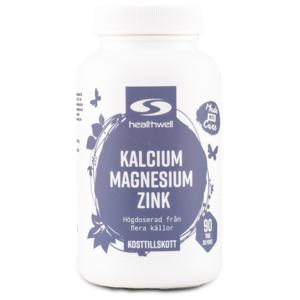Healthwell Kalcium Magnesium Zink 90 tabl produkt bild