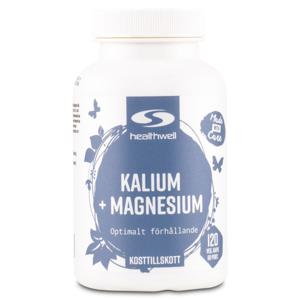 Healthwell Kalium+Magnesium 120 kaps produkt bild