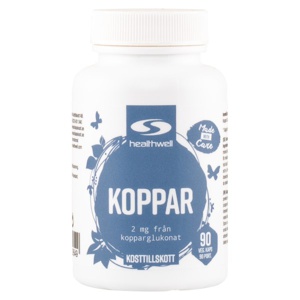 Healthwell Kobber 90 kapsler produktbillede