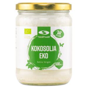 Healthwell Kokosolja Extra Virgin EKO 500 ml produkt bild