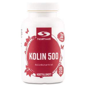 Healthwell Kolin 500 120 kaps produkt bild