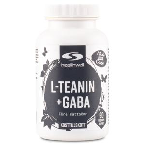 Healthwell L-Teanin + GABA 90 kaps produkt bild