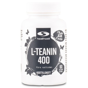 Healthwell L-theanin 400 60 kapsler produktbillede