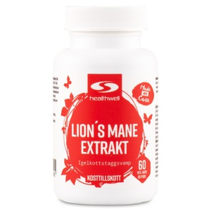 Healthwell Lions Mane 60 kapsler produktbillede