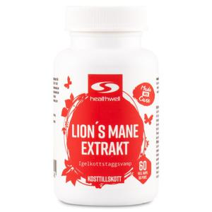 Healthwell Lions Mane Extrakt 60 kaps produkt bild
