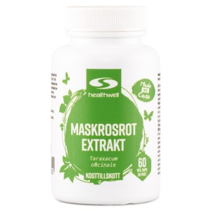 Healthwell Mælkebøtte Rod Ekstrakt 60 kapsler produktbillede