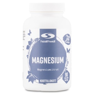 Healthwell Magnesium 90 kapsler produktbillede
