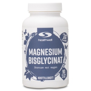 Healthwell Magnesium Bisglycinat 90 kapsler produktbillede