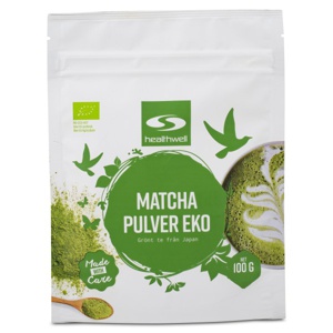 Healthwell Matcha Pulver EKO 100 g produktbillede