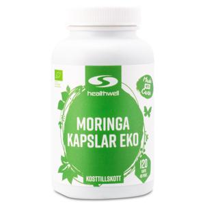 Healthwell Moringa Kapslar EKO 120 kaps produkt bild