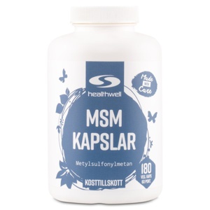 Healthwell MSM Kapsler 180 kapsler produktbillede