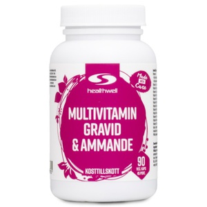 Healthwell Multivitamin Gravid & Ammende 90 kapsler produktbillede