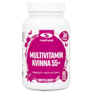 Healthwell Multivitamin Kvinde 55+ 90 kapsler produktbillede
