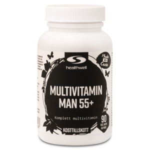 Healthwell Multivitamin Man 55+ 90 kapsler produktbillede