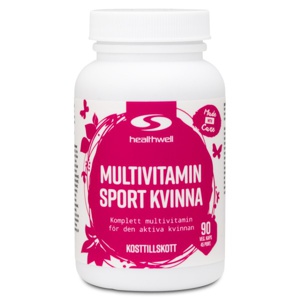 Healthwell Multivitamin Sport Kvinde 90 kapsler produktbillede