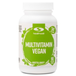 Healthwell Multivitamin Vegan 90 kapsler produktbillede