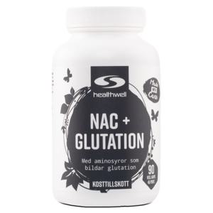 Healthwell NAC+Glutation 90 kaps produkt bild