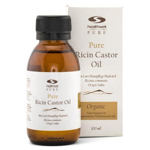 Healthwell PURE Ricinolja EKO 100 ml produkt bild