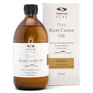 Healthwell PURE Ricinolja EKO 500 ml produkt bild