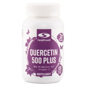 Healthwell Quercetin 500 Plus 120 kapsler produktbillede