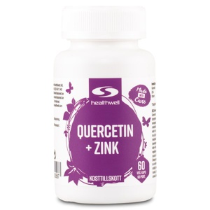 Healthwell Quercetin+Zink 60 kapsler produktbillede