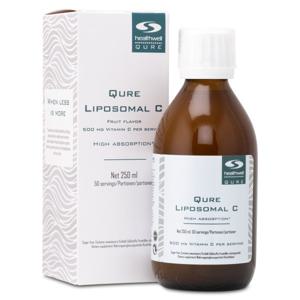 Healthwell QURE Liposomal C Fruktsmak 250 ml produkt bild