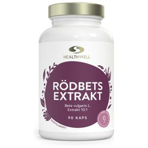Healthwell Rödbets Extrakt 90 kaps produkt bild
