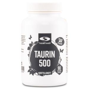 Healthwell Taurin 500 90 kaps produkt bild