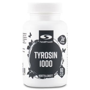 Healthwell Tyrosin 1000 60 tabl produkt bild