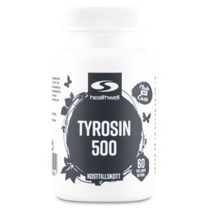 Healthwell Tyrosin 500 60 kaps produkt bild