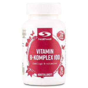 Healthwell Vitamin B-Komplex 100 90 kaps produkt bild