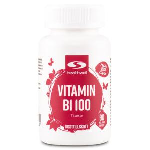 Healthwell Vitamin B1 100 90 kaps produkt bild