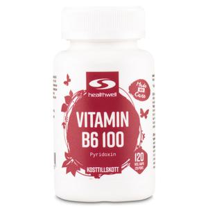 Healthwell Vitamin B6 100 120 kaps produkt bild