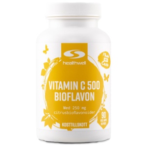 Healthwell Vitamin C Bioflavon 90 kaps produkt bild