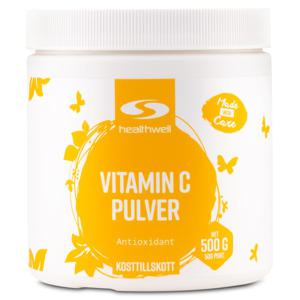 Healthwell Vitamin C Pulver 500 g produkt bild