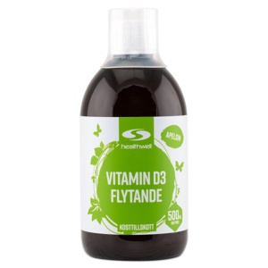 Healthwell Vitamin D3 Flydende 500 ml produktbillede