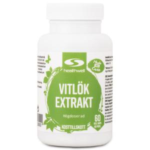 Healthwell Vitlök Extrakt 60 kaps produkt bild